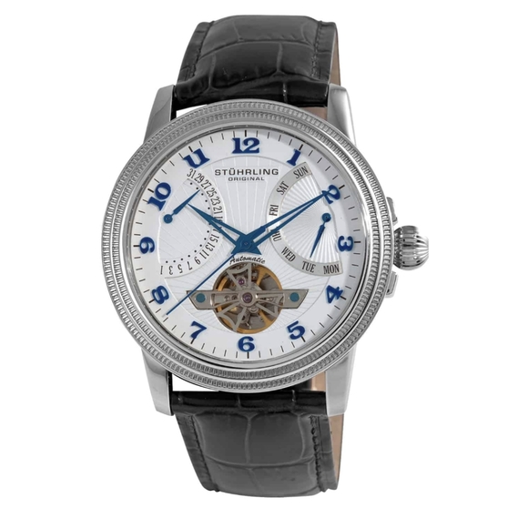 Stuhrling Men's Saturnalia 213 Automatic 45mm Black Watch